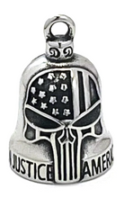 Load image into Gallery viewer, Punisher Skull Motorcycle Ride Bell Stainless Steel