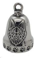 Wolf Motorcycle Ride Bell® 2-Sided Stainless Steel RB33