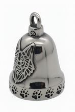 Load image into Gallery viewer, Wolf Ride Bell® Motorcycle Bell Stainless Steel RB33