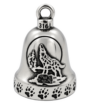 Load image into Gallery viewer, Wolf Ride Bell® Motorcycle Bell Stainless Steel RB33