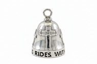 Four Crosses Ride Bell® Religious Motorcycle Bell Stainless Steel RB34