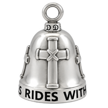Load image into Gallery viewer, Four Crosses Ride Bell® Religious Motorcycle Bell Stainless Steel RB34