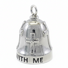 Load image into Gallery viewer, Four Crosses Ride Bell® Religious Motorcycle Bell Stainless Steel RB34