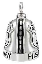 Load image into Gallery viewer, "Route 66" Ride Bell® Motorcycle Bell Stainless Steel RB35