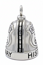 Load image into Gallery viewer, "Route 66" Ride Bell® Motorcycle Bell Stainless Steel RB35