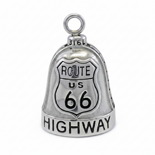 Load image into Gallery viewer, "Route 66" Ride Bell® Motorcycle Bell Stainless Steel RB35