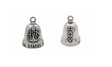 Load image into Gallery viewer, "USN" NAVY Ride Bell® Military Motorcycle Bell Stainless Steel RB36