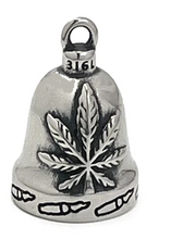 Load image into Gallery viewer, Pot Leaf Stainless Steel Ride Bell