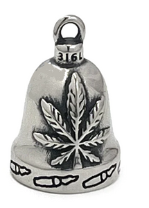 Pot Leaf Stainless Steel Ride Bell