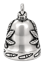 Load image into Gallery viewer, Pot Leaf Ride Bell® Motorcycle Bell Stainless Steel RB37