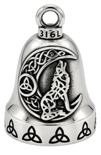 Load image into Gallery viewer, Moon Wolf Ride Bell® Gremlin Bell Stainless Steel RB38