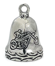 Load image into Gallery viewer, Stainless Steel Motorcycle Biker Ride Bell Lady Rider