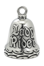 Load image into Gallery viewer, Lady Biker Ride Bell® Lady Rider Stainless Steel RB39