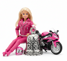 Load image into Gallery viewer, Lady Biker Ride Bell® Lady Rider Stainless Steel RB39