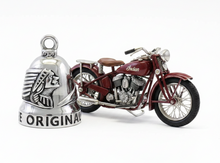Load image into Gallery viewer, Original Indian Ride Bell® Biker Motorcycle Bell Stainless Steel RB40