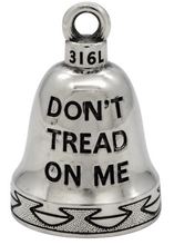 Load image into Gallery viewer, Snake Ride Bell® "Don't Tread on Me" Motorcycle Bell Stainless Steel RB41