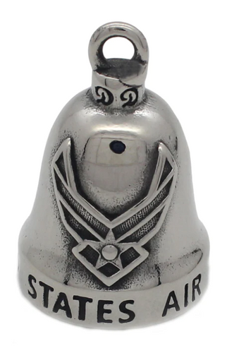 Military, Stainless Steel AIR FORCE Motorcycle Ride Bell