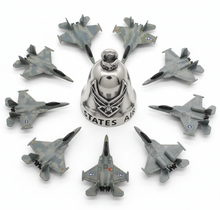 Load image into Gallery viewer, Air Force Ride Bell® Military Motorcycle Bell Stainless SteelRB42