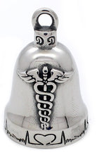 Load image into Gallery viewer, MD Medical Symbol Stainless Steel Motorcycle Ride Gremlin Bell