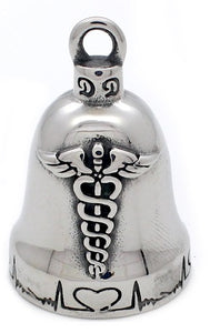 MD Medical Symbol Stainless Steel Motorcycle Ride Gremlin Bell