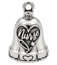Load image into Gallery viewer, Nurse Ride Bell® Motorcycle Bell Stainless Steel RB47