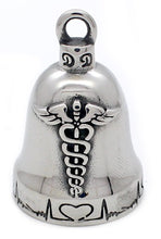 Load image into Gallery viewer, Nurse &amp; Medical Symbol Stainless Steel Motorcycle Ride Gremlin Bell