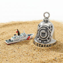 Load image into Gallery viewer, Coast Guard Ride Bell® Military Motorcycle Bell Stainless Steel RB48