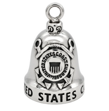 Load image into Gallery viewer, Coast Guard Ride Bell® Military Motorcycle Bell Stainless Steel RB48