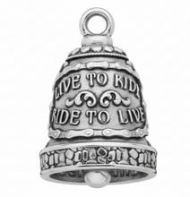 Load image into Gallery viewer, Large "The Wild One" Ride Bell® Biker Motorcycle Bell Stainless Steel RB4L