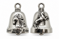 Steel Horse Rider Ride Bell® Motorcycle Bell Stainless Steel RB53
