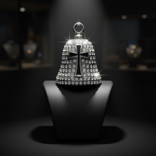 Load image into Gallery viewer, Bling Crosses Ride Bell® Religious Motorcycle Bell Stainless Steel RB55