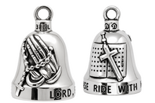 Load image into Gallery viewer, Praying Hands Ride Bell® Motorcycle Bell Stainless Steel RB59