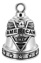 Load image into Gallery viewer, American Biker Motorcycle Ride Bell® Biker Stainless Steel RB5