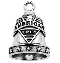 Load image into Gallery viewer, American Biker Motorcycle Ride Bell® Biker Stainless Steel RB5