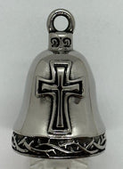 Christian Cross Ride Bell® Choice of 4 Colors Religious Stainless Steel RB60