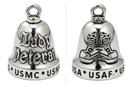 Lady Veteran Ride Bell® Military Motorcycle Bell Stainless Steel RB62