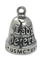 Lady Veteran Motorcycle Ride Bell® Military Stainless Steel RB62