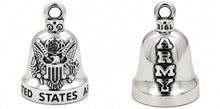 Load image into Gallery viewer, "ARMY" Ride Bell® Military Motorcycle Bell Stainless Steel RB64