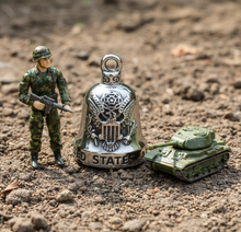 Load image into Gallery viewer, "ARMY" Ride Bell® Military Motorcycle Bell Stainless Steel RB64