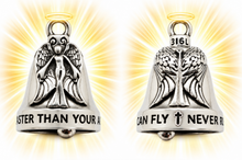 Load image into Gallery viewer, Angel#2 Ride Bell® Motorcycle Bell Stainless Steel RB65