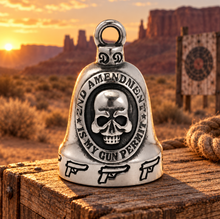 Load image into Gallery viewer, 2nd Amendment Ride Bell® Motorcycle Bell Stainless Steel RB67