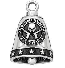 Load image into Gallery viewer, "Right to Bear Arms" Ride Bell® 2nd Amendment Stainless Steel RB6
