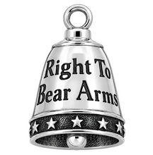 Load image into Gallery viewer, "Right to Bear Arms" Ride Bell® 2nd Amendment Stainless Steel RB6