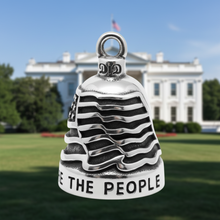 Load image into Gallery viewer, "We The People" Flag Ride Bell® Motorcycle Bell Stainless Steel RB70