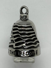 Load image into Gallery viewer, &quot;We The People&quot; Flag Bell Motorcycle Biker Ride Bell Stainless Steel