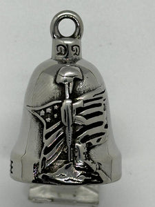 Military Support Stainless Steel Motorcycle Ride Bell ® Military Bell