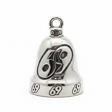 Load image into Gallery viewer, "69" Ride Bell® Motorcycle Bell Stainless Steel RB73