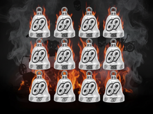 Load image into Gallery viewer, "69" Ride Bell® Motorcycle Bell Stainless Steel RB73