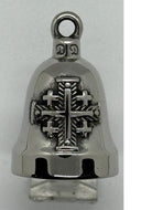 Latin Cross Motorcycle Ride Bell® Religious Stainless Steel RB74