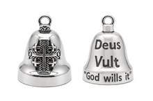 Load image into Gallery viewer, Latin Cross Ride Bell® Religious Motorcycle Bell Stainless Steel RB74